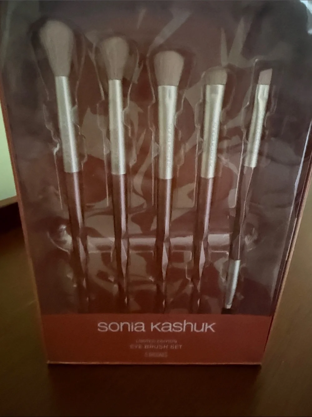 Sonia Kashuk Five-Piece Eye Brush Set - Rosewood and Silver Finish
